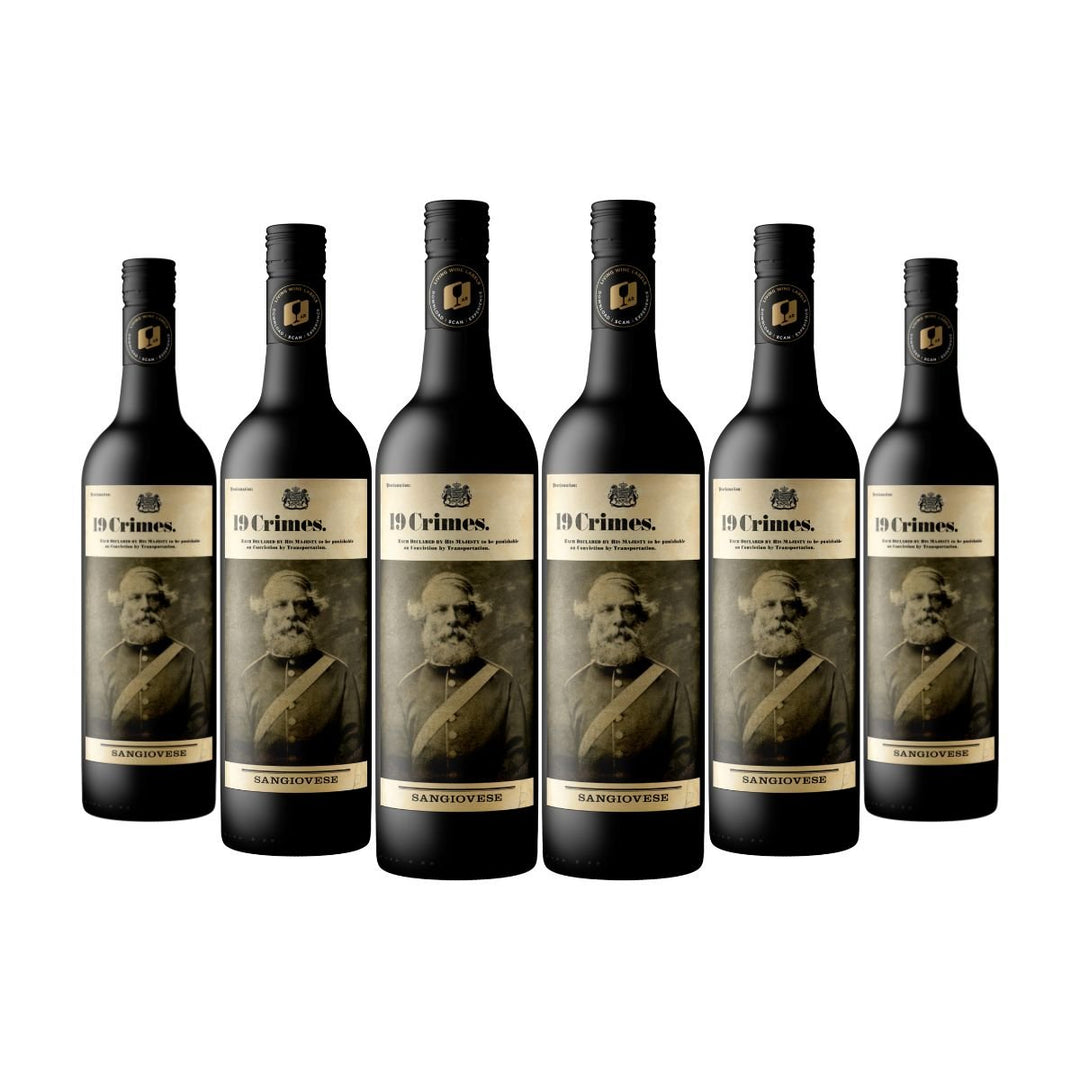 Buy 19 Crimes 19 Crimes Italian Sangiovese (750mL) Case of 6 at Secret Bottle