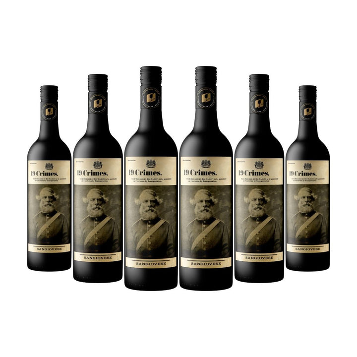 Buy 19 Crimes 19 Crimes Italian Sangiovese (750mL) Case of 6 at Secret Bottle