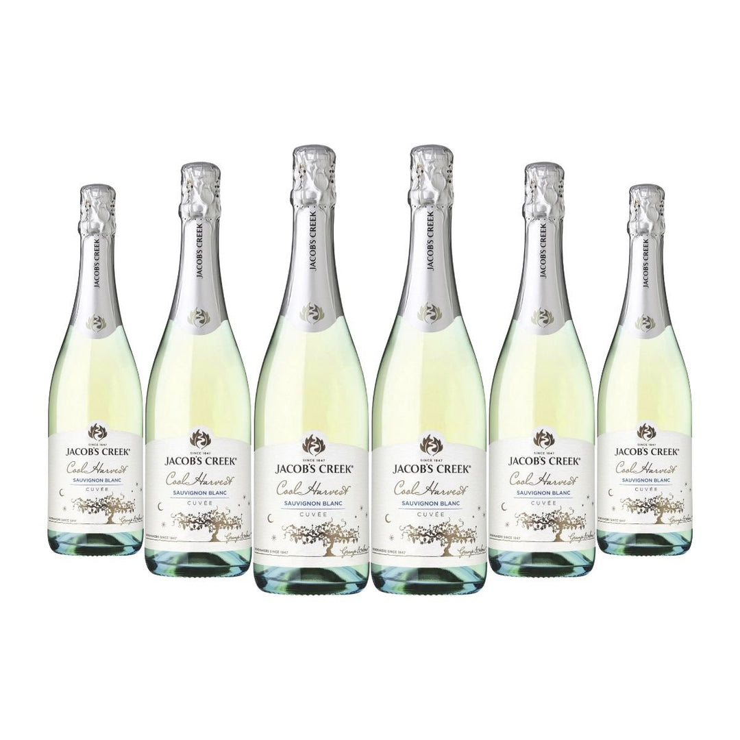 Buy Jacob's Creek Jacob's Creek Cool Harvest Sparkling Sauvignon Blanc (750ml) Case of 6 at Secret Bottle