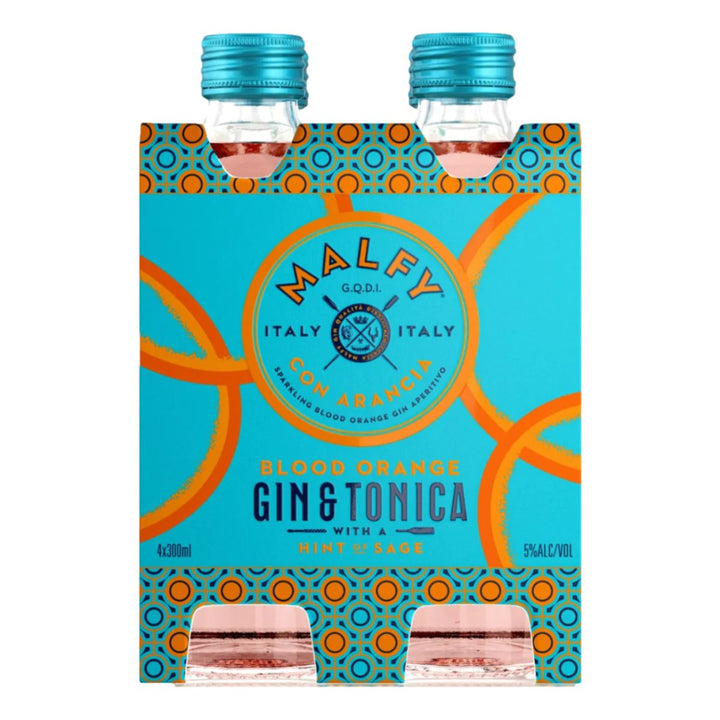 Buy Malfy Malfy Arancia Blood Orange Gin & Tonica (4 x 300mL) at Secret Bottle
