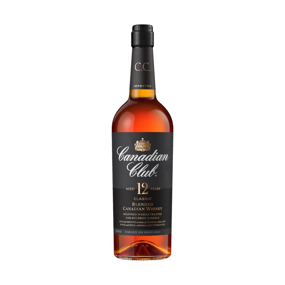 Buy Canadian Club Canadian Club 12 Year Old Classic Blended Canadian Whisky (700mL) at Secret Bottle