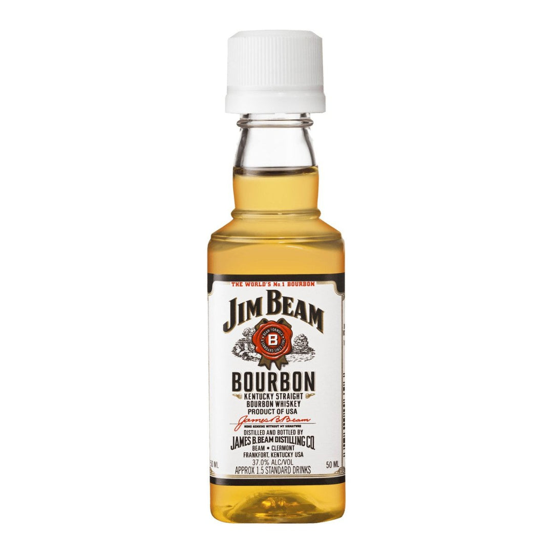 Buy Jim Beam Jim Beam White Label Kentucky Straight Bourbon Miniature (50mL) at Secret Bottle