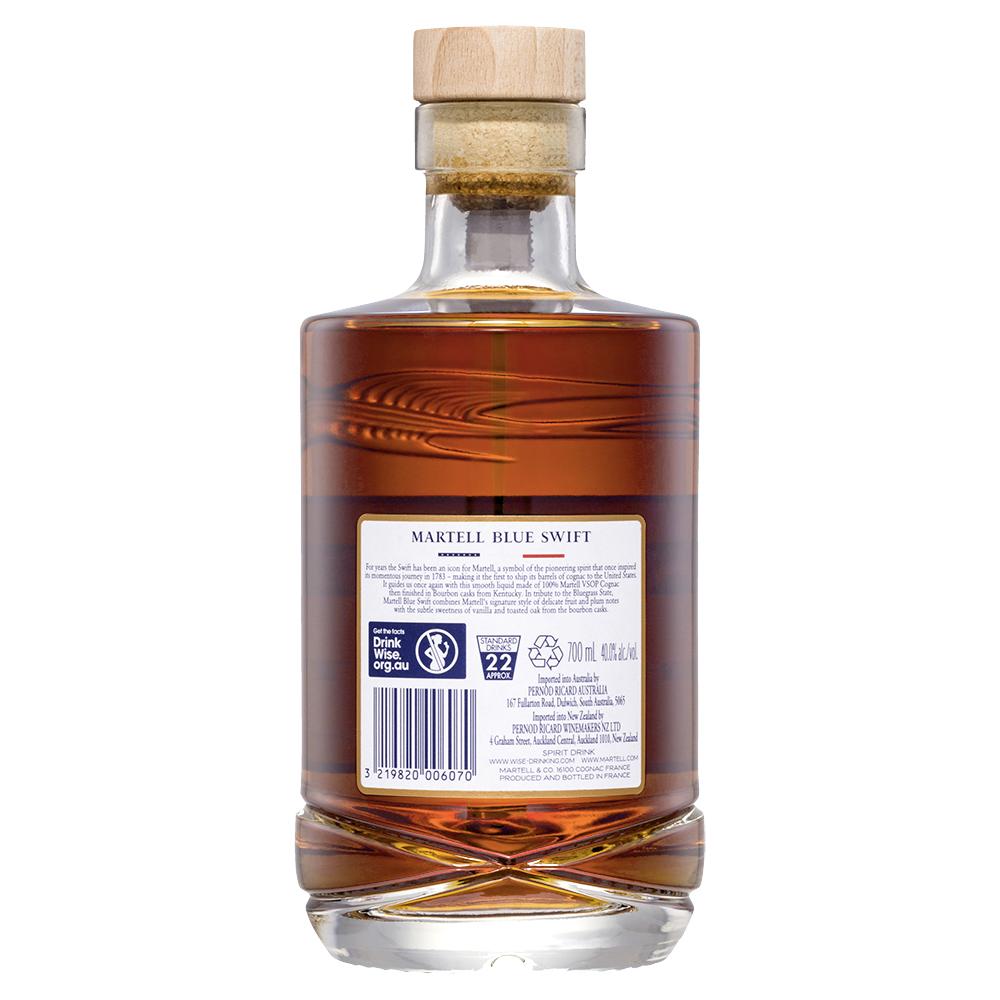 Buy Martell Cognac Martell Blue Swift Cognac (700mL) at Secret Bottle