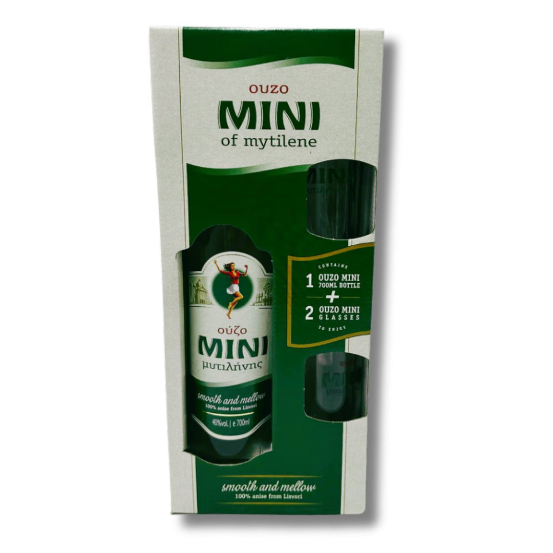 Buy Mini Mini Ouzo Glass Gift Pack (700mL) at Secret Bottle