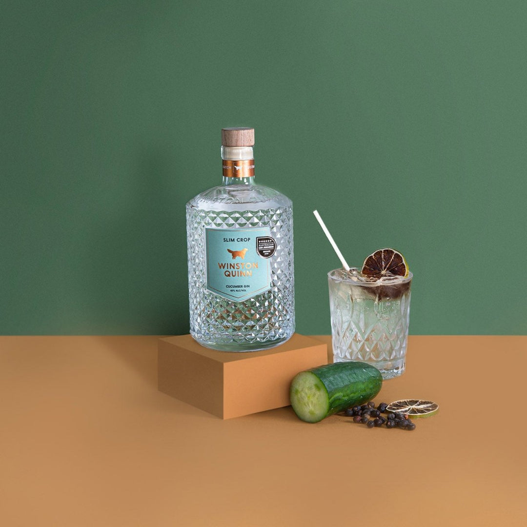 Buy Winston Quinn Winston Quinn Slim Crop Cucumber Gin (700mL) at Secret Bottle